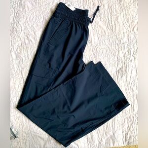 Wide leg parachute pants